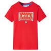 T-shirt pour enfants rouge 116