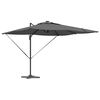 vidaXL Parasol 286 x 285 x 270 cm Aluminium