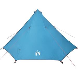 vidaXL Tente familiale tipi 8 personnes bleu imperm&eacute;able