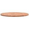 vidaXL Dessus de table &Oslash;70x2,5 cm rond bois massif de h&ecirc;tre