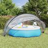 vidaXL D&ocirc;me de piscine Transparent 472 x 460 x 229 cm PVC