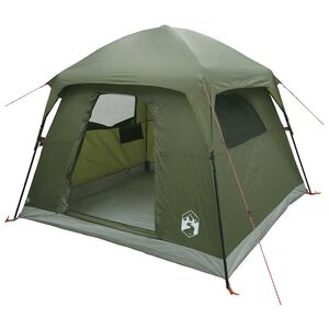vidaXL Tente Cabane Vert olive 244 x 213 x 183 cm Polyester et Acier