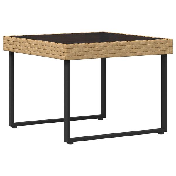 vidaXL Ensemble de canap&eacute; de jardin avec coussin 2 pcs Naturel Acier