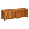 vidaXL Boîte de rangement de jardin 175x50x58 cm Bois d'acacia solide