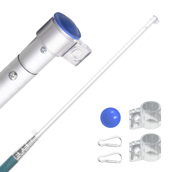 vidaXL Drapeau du Portugal et m&acirc;t 5,5 m Aluminium