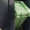 vidaXL Rangement de poubelle à roulettes pour 2 poubelles Anthracite