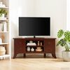 vidaXL Meuble TV Marron 100 x 40,5 x 46 cm Bois de Mahogany Massif