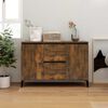 vidaXL Buffet Ch&ecirc;ne fum&eacute; 102x35x70 cm Bois d'ing&eacute;nierie