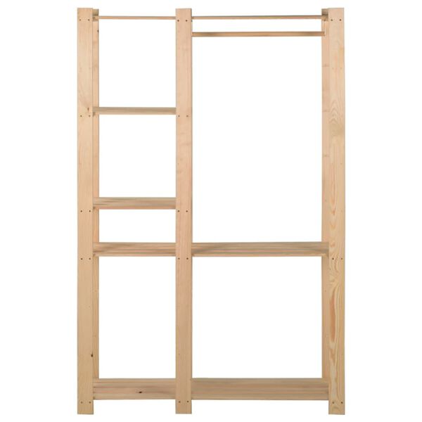 vidaXL Porte-manteau 110x38x170 cm Bois de pin massif