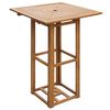 vidaXL Table de bistro 75 x 75 x 110 cm Bois d'acacia massif