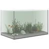 vidaXL Aquarium avec stockage Transparent 50 x 30 x 30 cm Verre