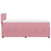 vidaXL Sommier &agrave; lattes de lit et matelas Rose 80x200 cm Velours