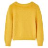 Pull-over tricoté pour enfants ocre 116