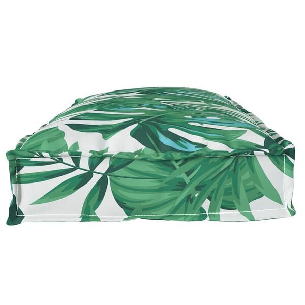 vidaXL Coussin Feuille Motif feuille 100 x 40 x 8 cm Tissu Oxford