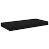 vidaXL &Eacute;tag&egrave;res murales flottantes 4 pcs noir 50x23x3,8 cm MDF