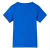 T-shirt pour enfants bleu vif 104