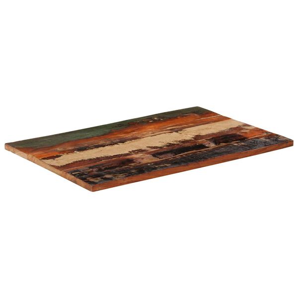vidaXL Dessus de table rectangulaire 60x90 cm 25-27 mm Bois récupéré