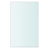 vidaXL Panneaux d'&eacute;tag&egrave;re 2 pcs Verre Transparent 20 x 12 cm