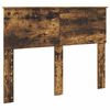 vidaXL Lit de Rangement Ch&ecirc;ne fum&eacute; 135 x 190 cm Bois d'ing&eacute;nierie