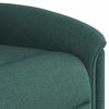 vidaXL Fauteuil inclinable Vert fonc&eacute; Tissu
