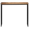 vidaXL Table console Teck recyclé massif 90 x 30 x 76 cm