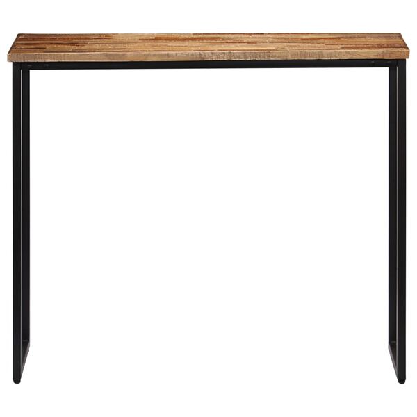 vidaXL Table console Teck recyclé massif 90 x 30 x 76 cm