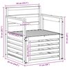 vidaXL Ensemble de canap&eacute;s d'ext&eacute;rieur Naturel 71 x 63 x 73 cm
