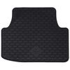 vidaXL Tapis de voiture 4 pcs Noir Caoutchouc