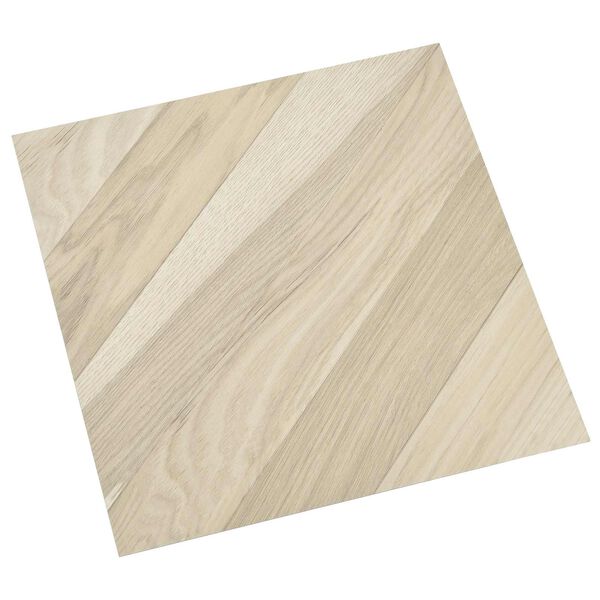 vidaXL Planches de sol 55 pcs Beige 5,11 m&sup2; PVC