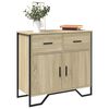 vidaXL Buffet chêne sonoma 79,5x35,5x74,5 cm bois d'ingénierie