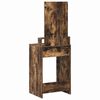 vidaXL Table de Toilette Ch&ecirc;ne fum&eacute; 50 x 41 x 140 cm Bois d'ing&eacute;nierie