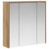 vidaXL Armoire Miroir de Salle de Bain Ch&ecirc;ne artisanal
