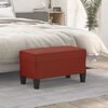 vidaXL Banc Rouge bordeaux 70x35x41 cm Similicuir