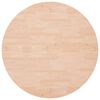 vidaXL Dessus de table rond &Oslash;90x1,5 cm Bois de ch&ecirc;ne massif non trait&eacute;