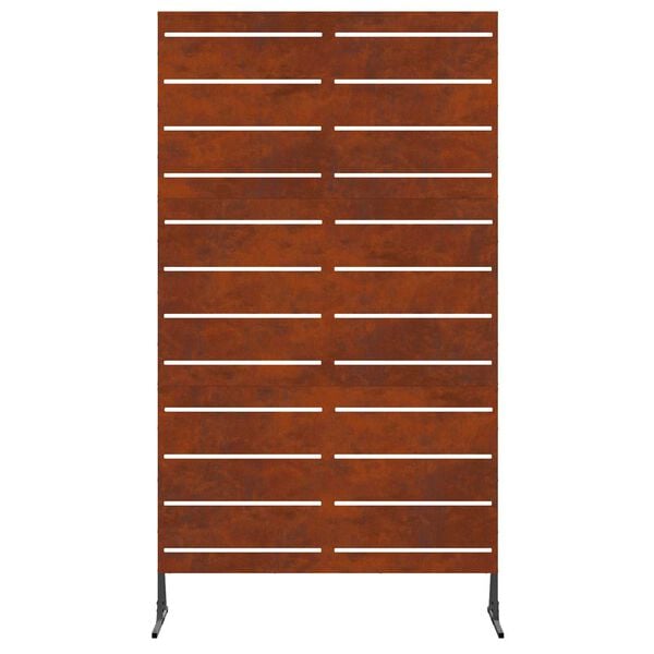 vidaXL &Eacute;cran de confidentialit&eacute; Gris 100 x 50 x 180 cm Acier patin&eacute;