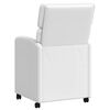 vidaXL Chaises de salle à manger 2 pcs Blanc 58 x 65 x 98 cm Faux cuir
