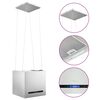 vidaXL Hotte suspendue &agrave; capteur tactile LCD 37 cm Acier inoxydable