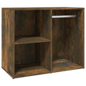 vidaXL Armoire de dressing Ch&ecirc;ne fum&eacute; 80x40x65 cm Bois d'ing&eacute;nierie