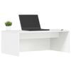 vidaXL Bureau mural Blanc 80 x 45 x 30 cm Bois d'ing&eacute;nierie