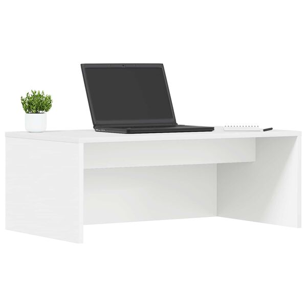 vidaXL Bureau mural Blanc 80 x 45 x 30 cm Bois d'ing&eacute;nierie