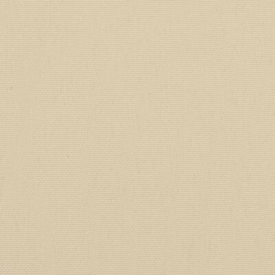 vidaXL Coussin de palette beige 50x40x12 cm tissu