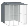 vidaXL Cage pour oiseaux Anthracite 215 x 310 x 247 cm Acier galvanis&eacute;