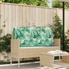 vidaXL Coussin Feuille Motif feuille 120 x 60 x 12 cm Tissu Oxford