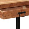 vidaXL Table console Marron 120 x 33 x 75 cm Bois d'acacia massif