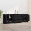 vidaXL Buffets 3 pcs Ch&ecirc;ne noir 70 x 35,5 x 67,5 cm Bois d'ing&eacute;nierie