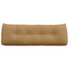 vidaXL Coussin de Dos Marron 140 x 24 x 50 cm Velours