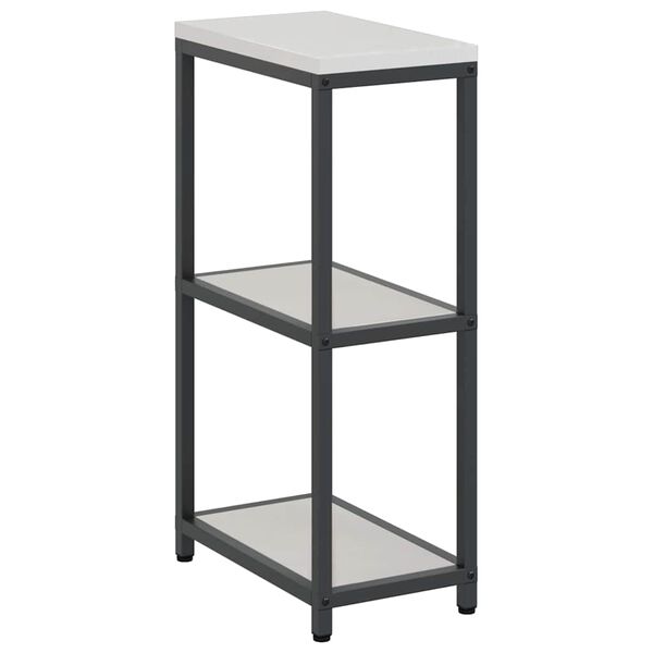 vidaXL Rangement de cuisine avec &eacute;tag&egrave;re Argent 60 x 50 x 92 cm Acier
