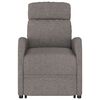 vidaXL Fauteuil Taupe Tissu