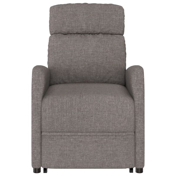 vidaXL Fauteuil Taupe Tissu