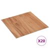vidaXL Planches plancher autoadh&eacute;sives 20 pcs PVC 1,86 m&sup2; naturel